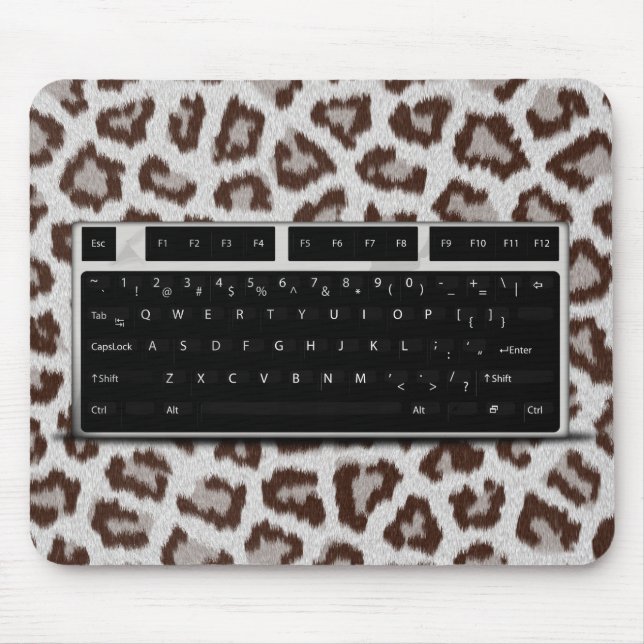 Tapis De Souris Keyboard - Jaguar Print (Devant)