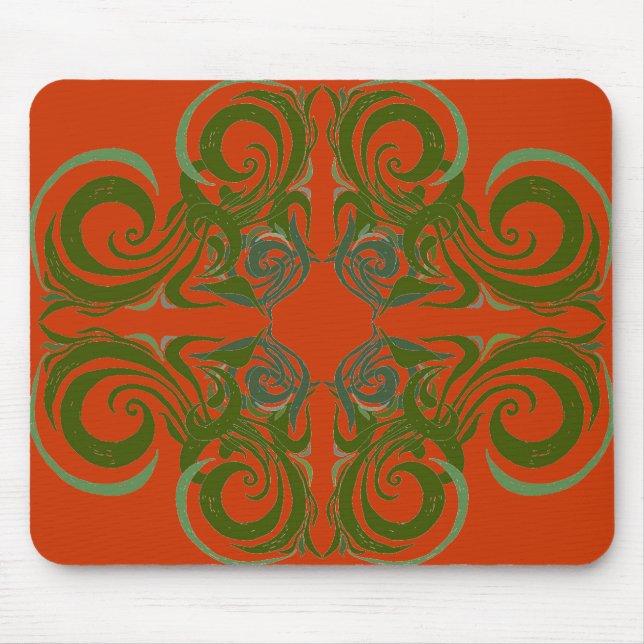 Tapis De Souris Khokhloma Exotique (Devant)