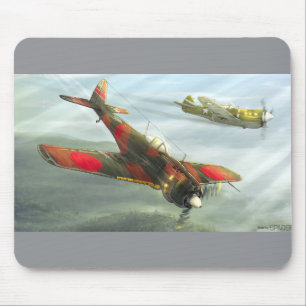 Tapis De Souris Ki-43 Oscar avion Souris
