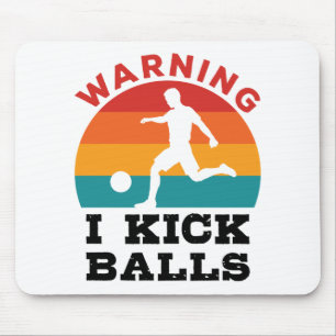 Tapis De Souris Kickball Warning