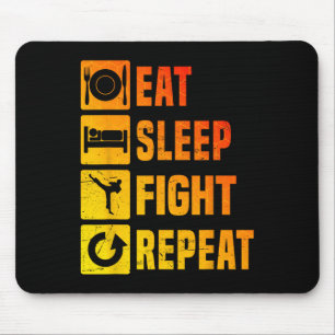 Tapis De Souris Kickboxer Hommes Kickbox Kickboxing Boxe