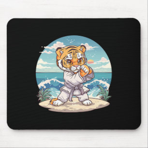 Tapis De Souris Kickboxer Tiger Karate Tiger Taekwondo Jiu-jitsu T