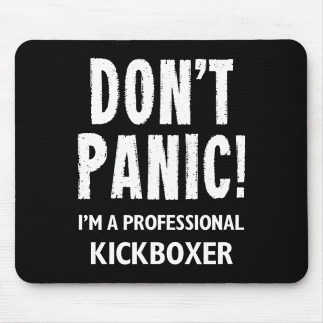 Tapis De Souris Kickboxeur  (Devant)