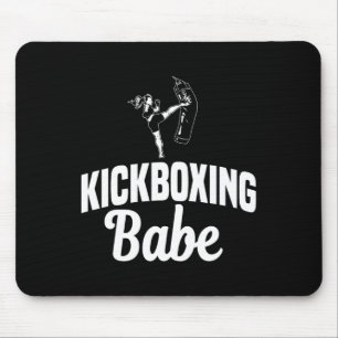 Tapis De Souris Kickboxing Bybe Kickboxeur Karaté Boxe Combattant