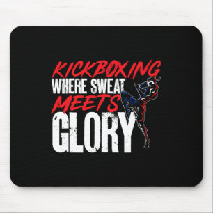 Tapis De Souris Kickboxing où la sueur rencontre la gloire Kickbox