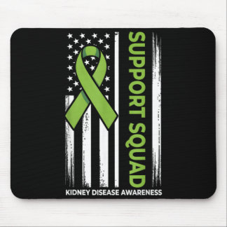 Tapis De Souris Kidney Disease USA Flag Support Squad Kidney