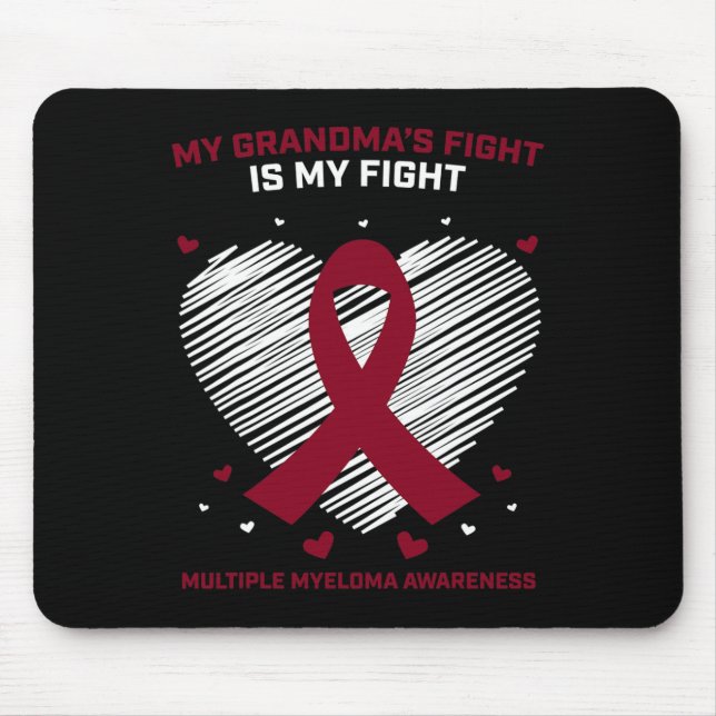 Tapis De Souris Kids Blood Cancer Support Grandma Multiple Myeloma (Devant)