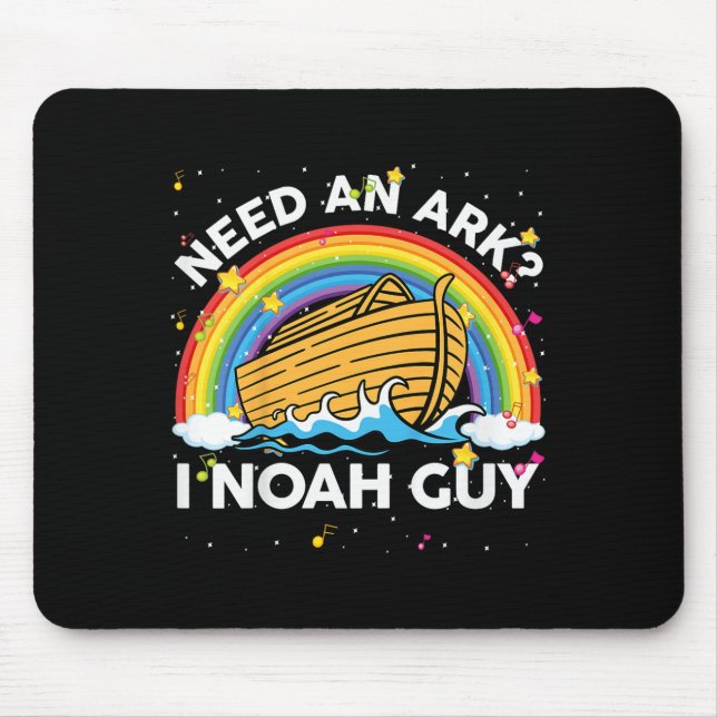 Tapis De Souris Kids Toddler Kid Need Ark I Noah Guy Christian Eas (Devant)