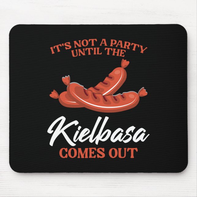 Tapis De Souris Kielbasa Pologne Viande Saucisson Nourriture Lover (Devant)