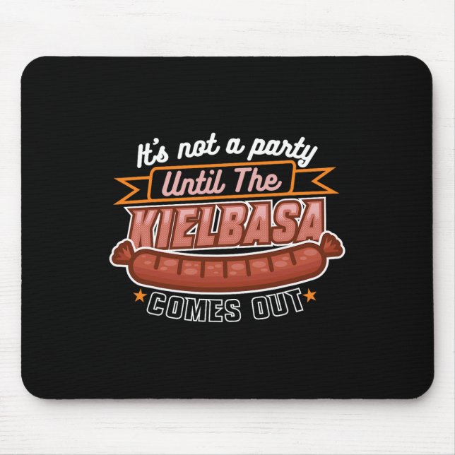 Tapis De Souris Kielbasa Pologne Viande Saucisson Nourriture Lover (Devant)