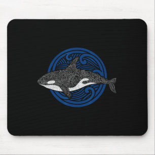 Tapis De Souris Killer Whale Design Ocean Waves Hommes Garçons Enf