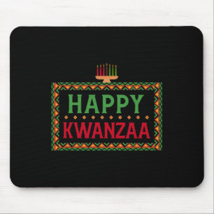 Tapis De Souris Kinara Sept Bougies Principes De Kwanzaa Happy K