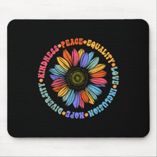 Tapis De Souris Kindness Peace Equality Love Hope Diversity Human