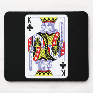 Tapis De Souris King Of Clubs Jouer Des Cartes Halloween Costume D