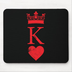 Tapis De Souris King of Hearts Costume d'Halloween Poker Voiture d