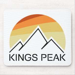 Tapis De Souris Kings Peak Utah Retro