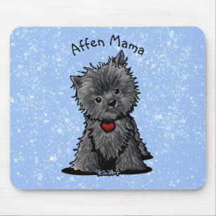 Tapis De Souris KiniArt Affenpinscher Chien Mousepad
