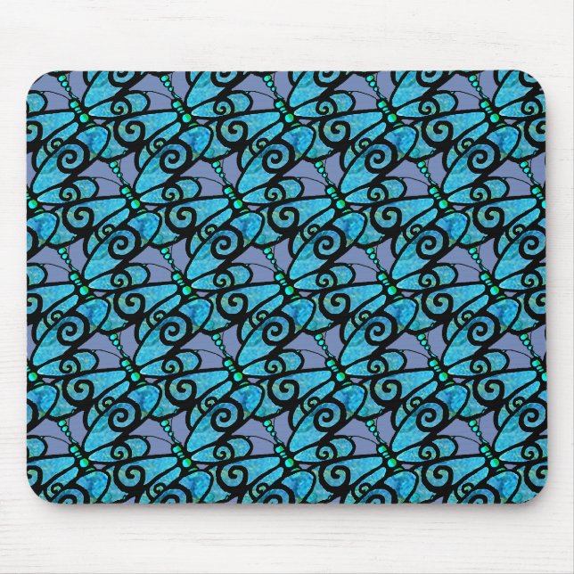 Tapis De Souris KiniArt libellules Mousepad (Devant)