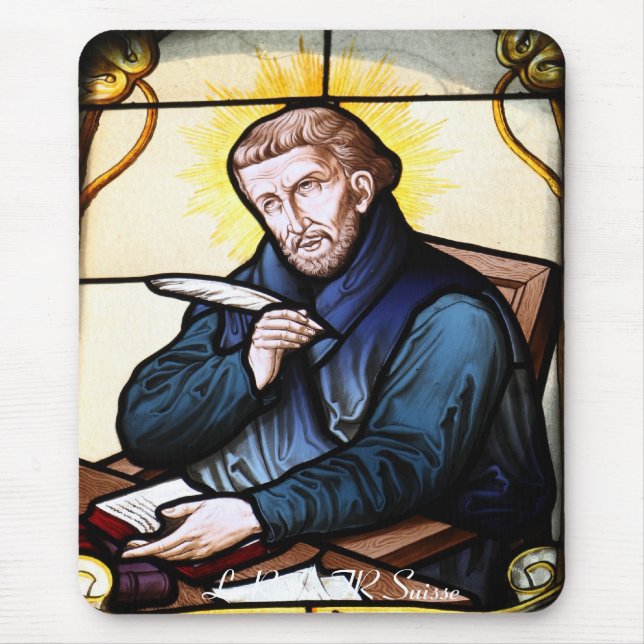 Tapis De Souris Kirchenfenster La Roche FR Suisse Mousepad (Devant)
