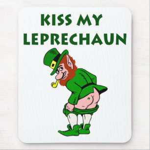 Tapis De Souris Kiss My Leprechaun Mousepad