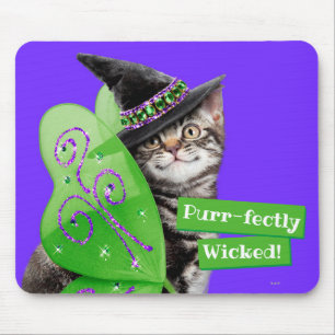 Tapis De Souris Kitten Witch Fairy