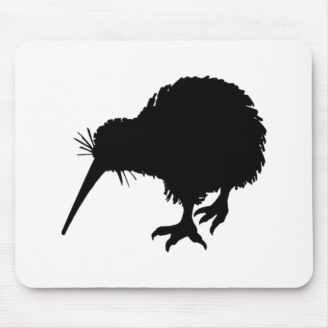 Tapis De Souris Kiwi Bird Silhouette (Devant)