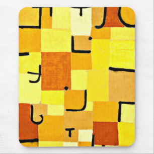 Tapis De Souris Klee - Caractères en Jaune