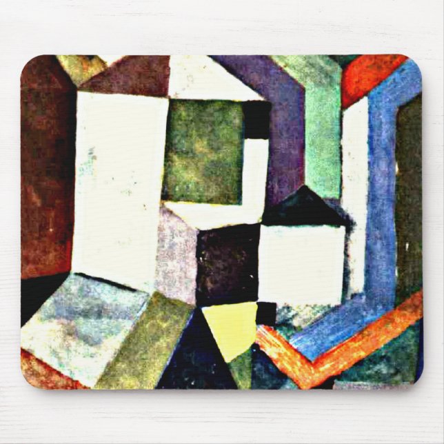 Tapis De Souris Klee - Paysage nordique pieux (Devant)