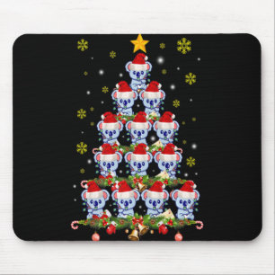 Tapis De Souris Koala Animal Noël Koala Arbre de Noël T Shirt