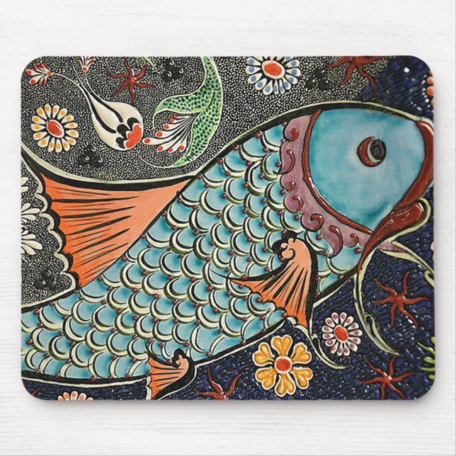 Tapis De Souris Koi Mosaic (Devant)