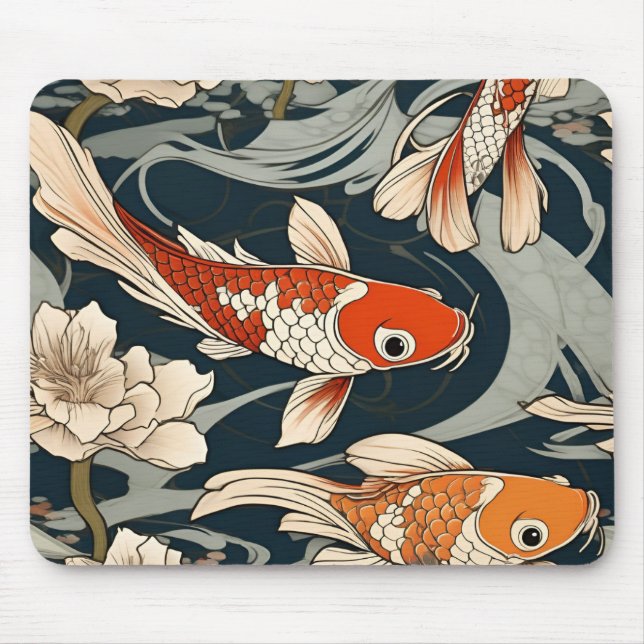 Tapis De Souris Koi Mousepad (Devant)