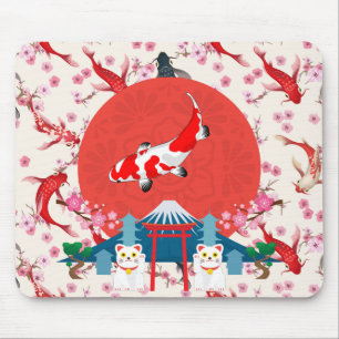 Tapis De Souris Koi Pond