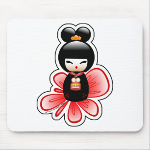 Tapis De Souris kokeshi-mickey-sfondo-t