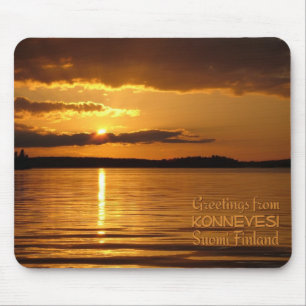 Tapis De Souris Konnevesi Sunset mousepad