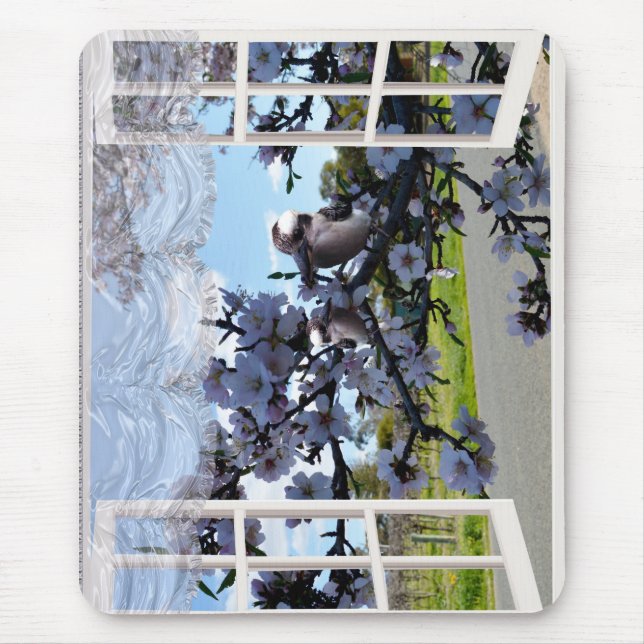 Tapis De Souris Kookaburra In My Window, Mousepad (Devant)