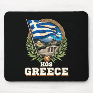 Tapis De Souris Kos Grèce Souvenir Vacances Grecques Voyage
