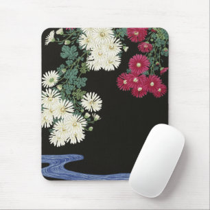 Tapis De Souris Koson Chrysanthemum Garden Art japonais Fleur