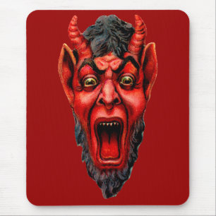 Tapis De Souris Krampus de culture vintage