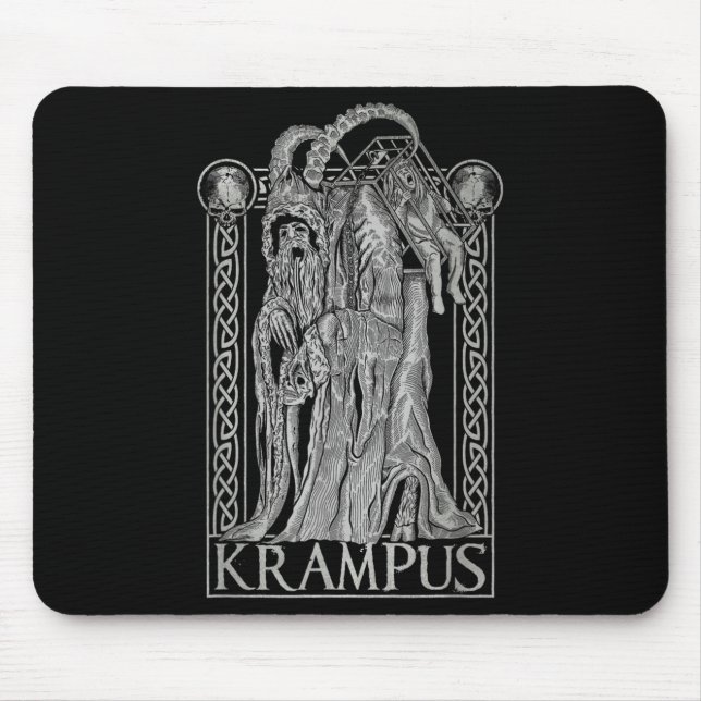 Tapis De Souris Krampus - Ss Von Krampus Dark Gothic Christmas  (Devant)