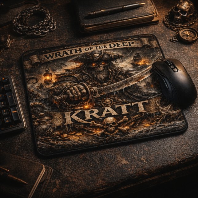 Tapis de souris Krátt – Wrath of the Deep (Créateur téléchargé)