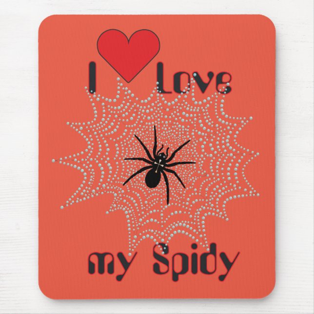 Tapis De Souris Kreuzspinne im Netz (Devant)