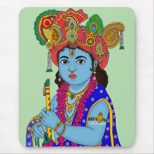 Tapis de souris Krishna enfant
