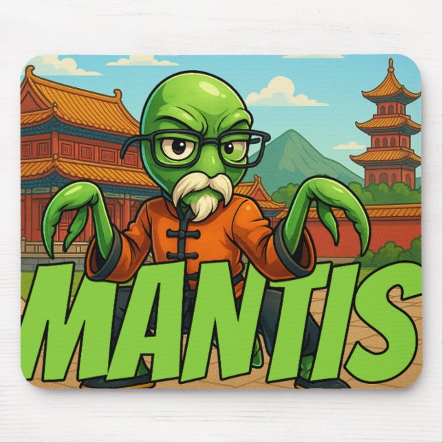 Tapis de souris Kung Fu de la main fouettante de l (Devant)