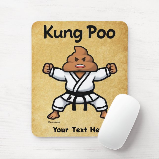 Tapis De Souris Kung Poo Karate (Avec souris)
