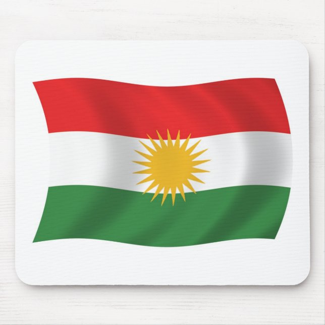 Tapis De Souris Kurdistan Flag Mousepad (Devant)