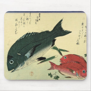 Tapis De Souris Kurodai & Akadai - Impression de poisson japonais