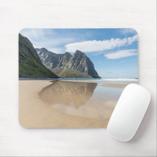 Tapis De Souris Kvalvika Lofoten Norvège