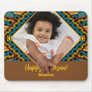 Tapis De Souris Kwanzaa Patter Diamond Couleur Lumineuse Personnal