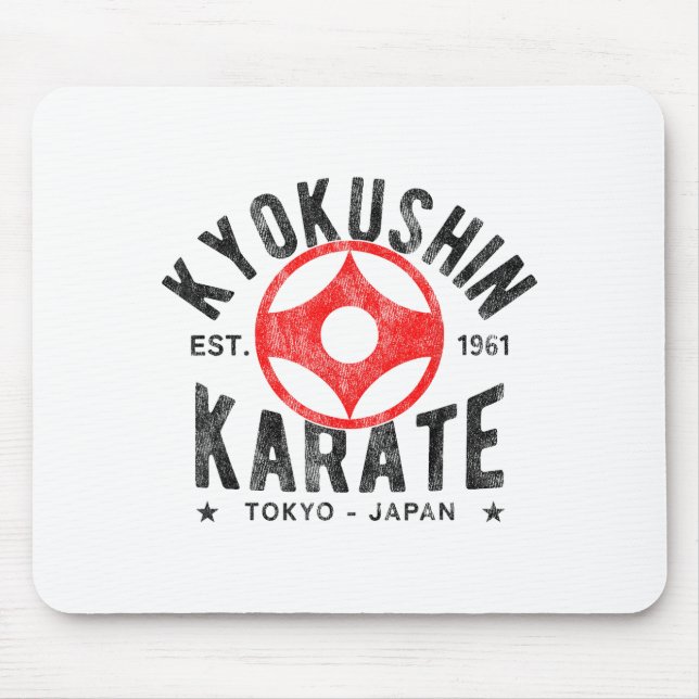 Tapis De Souris Kyokushin Karate Do Martial Arts Japan Tokyo Vinta (Devant)