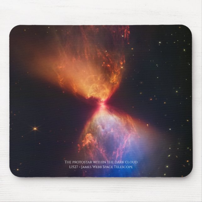 Tapis De Souris L1527 et Protostar - Télescope spatial James Webb (Devant)